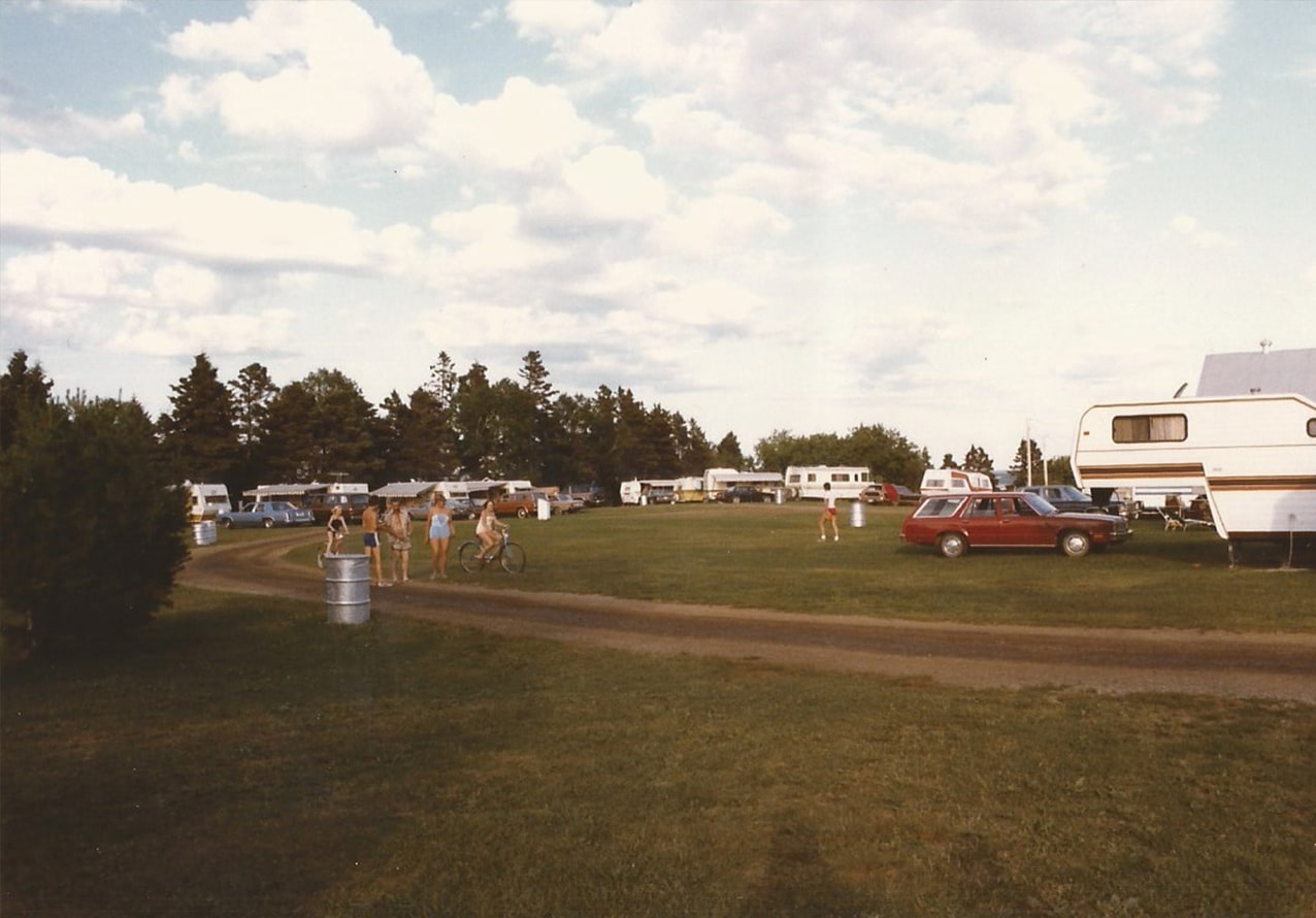 Terrain de camping, années 70's